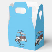 ゴルフカート/ゴルフ乳母車漫画イラストレーション フェイバーボックス (オープン)