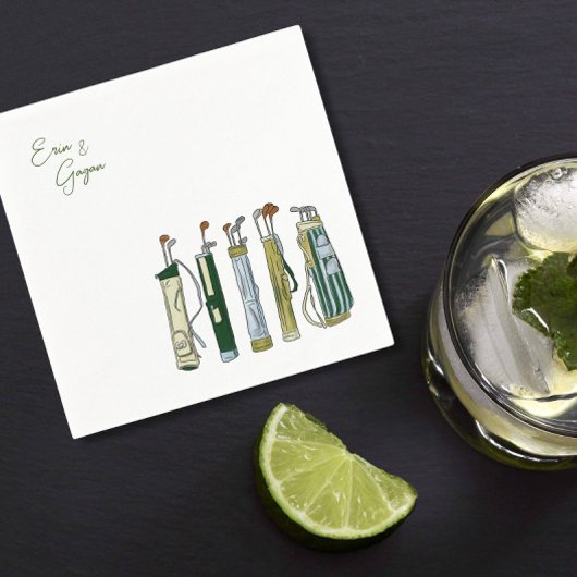 ゴルフカート スタンダードカクテルナプキン