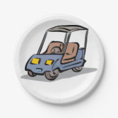 ゴルフカート ペーパープレート (正面)