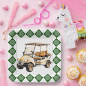 ゴルフカート ペーパープレート (パーティー)