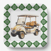 ゴルフカート ペーパープレート (正面)