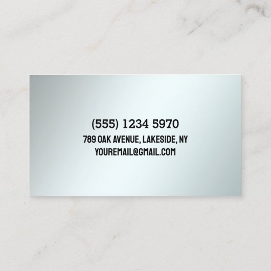 ⛳ゴルフカート 名刺 (裏面)