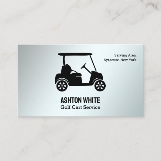 ⛳ゴルフカート 名刺 (正面)