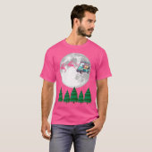 ゴルフカートSanta ChristmasそりおもしろいGolf Cart X Tシャツ (正面フル)