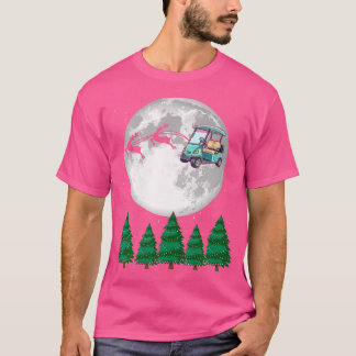 ゴルフカートSanta ChristmasそりおもしろいGolf Cart X Tシャツ