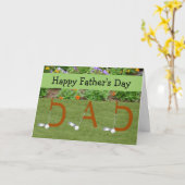 ゴルフカード カード (黄色い花)