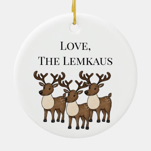 ゴルフカーパーソナライズされた名門私立校風のトサンタトインデア セラミックオーナメント (裏面)