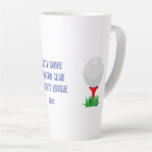 ゴルフガールカスタマイズレートマグ カフェラテマグ (右アングル)