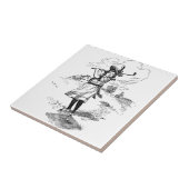 ゴルフガールゴルフヴィンテージ タイル (側面)