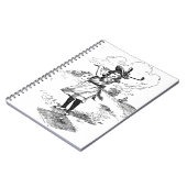 ゴルフガールゴルフヴィンテージ ノートブック (左側)