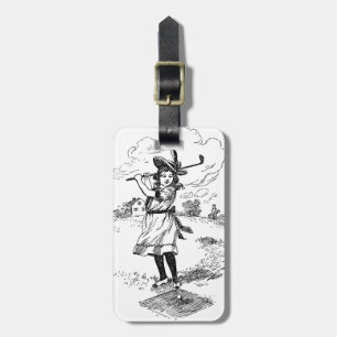 ゴルフガールゴルフヴィンテージ ラゲッジタグ