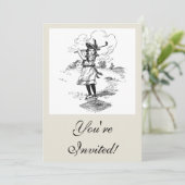 ゴルフガールゴルフヴィンテージ 招待状 (スタンド正面)