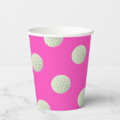 ゴルフガールズファースト誕生日 紙コップ (裏面)