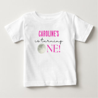 ゴルフガールズ1st誕生日 ベビーTシャツ