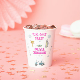 ゴルフガールバースデーパーティー 紙コップ