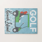 ゴルフキアワアイランド – レトロヴィンテージ ジグソーパズル (横)