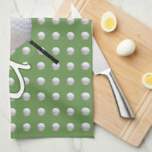 ゴルフキッチンタオル キッチンタオル (四つ折り)