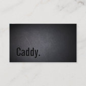 ゴルフキャディエレガントブラック 名刺 (正面)