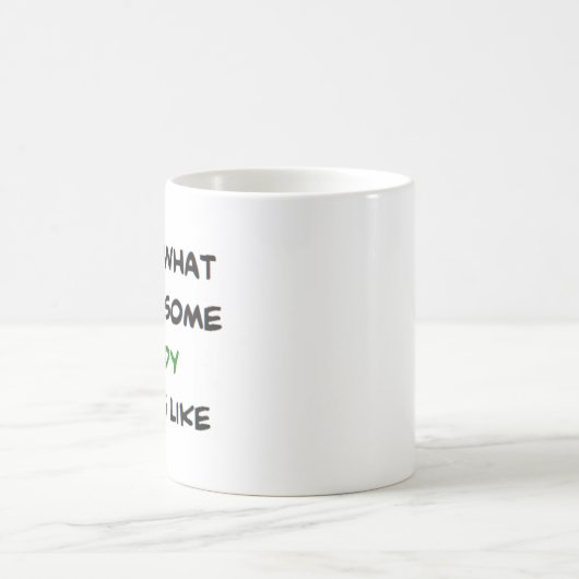 ゴルフキャディ素晴らし。 コーヒーマグカップ (中央)