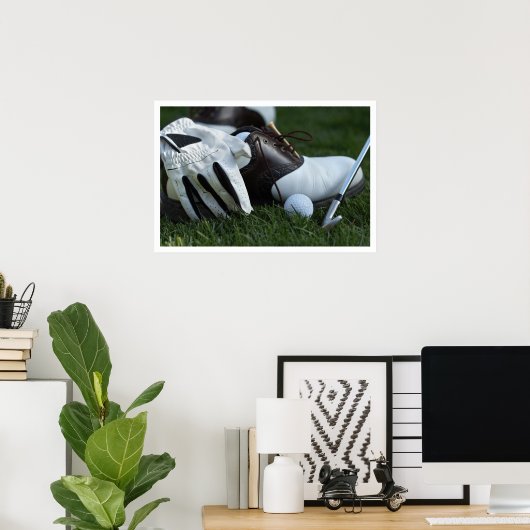 ゴルフギア ポスター (ホームオフィス)