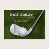 ゴルフギフトカード – 父の日の緑 (裏面)