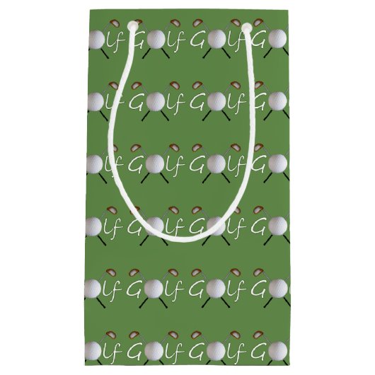 ゴルフギフトバッグ スモールペーパーバッグ (正面)