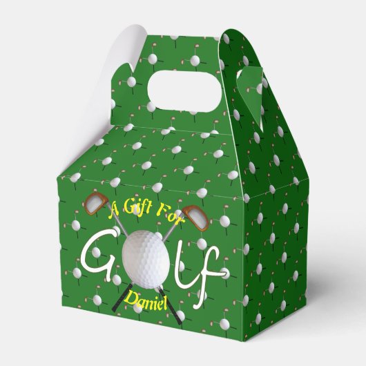 ゴルフギフトボックス フェイバーボックス (正面サイド)