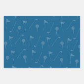 ゴルフギフトラップ – ゴルファーラッピング紙 ラッピングペーパーシート (正面)