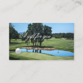 ゴルフギフト券テンプレート 割引カード (正面)