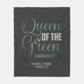 ゴルフクイーンオブザグリーン フリースブランケット (正面)
