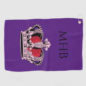 ゴルフクイーンパーソナライズされた ゴルフタオル (横)