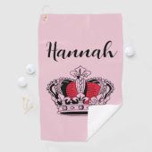 ゴルフクイーンパーソナライズされた ゴルフタオル (インサイチュ)