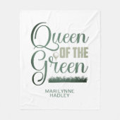 ゴルフクイーン・オブ・ザ・グリーン・スポーティ フリースブランケット (正面)