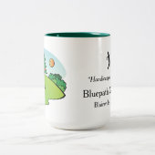 ゴルフクカスタマイズラブコーヒーマグ ツートーンマグカップ (中央)