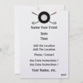 ゴルフクックアウトイベント- SRF 招待状 (裏面)