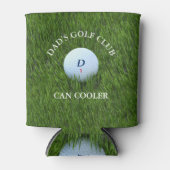 ゴルフクパーソナライズされたラブグリーンクーラーボックス 缶クーラー (正面)