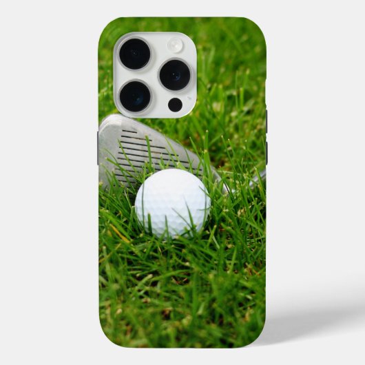 ゴルフクラブおよびゴルフ・ボール Case-Mate iPhoneケース (裏面)