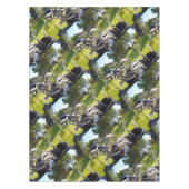 ゴルフクラブが満載のバッグ テーブルクロス (正面)