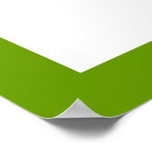 ゴルフクラブとボールブラックグリーンカスタム ポスター (角)