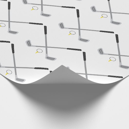 ゴルフクラブとボール ラッピングペーパー (角)