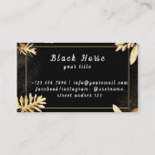 ゴルフクラブの名刺 名刺 (裏面)