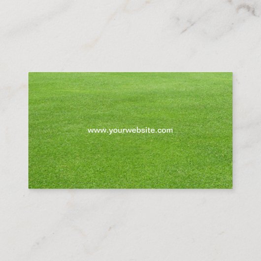 ゴルフクラブの名刺 名刺 (裏面)
