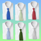 ゴルフクラブは森の緑をパターン化 ネクタイ