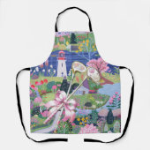 ゴルフクラブをテーマにしたゴルフ エプロン (正面)