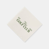 ゴルフクラブをテーマにしたパーティーバチュラーパーティ スタンダードカクテルナプキン (角)