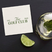 ゴルフクラブをテーマにしたパーティーバチュラーパーティ スタンダードカクテルナプキン