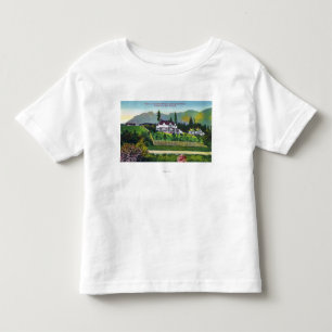 ゴルフクラブを示すCapilanoの財産 トドラーTシャツ