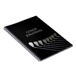 ゴルフクラブアートゴルフコーチ名 ノートブック