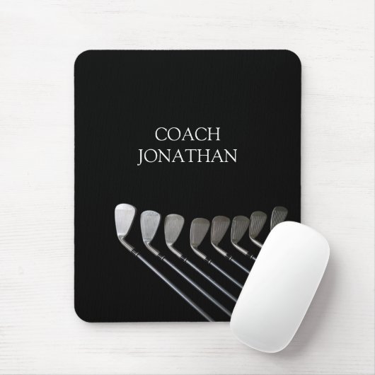 ゴルフクラブアートゴルフコーチ名 マウスパッド (マウス)