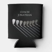 ゴルフクラブアートゴルフコーチ名 缶クーラー (正面)